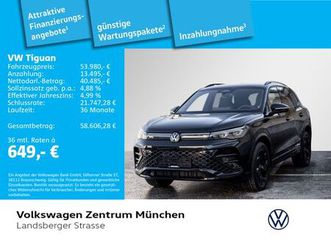 volkswagen tiguan 2.0 tsi 4mot r-line blackstyle ahk iq.lig