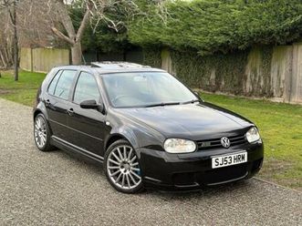 2004 [53] volkswagen golf r32 3.2 v6 petrol 4 motion mk4 5dr manual ulez black