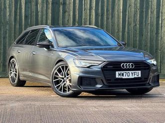 2020 audi a6 avant 2.0 tfsi 45 black edition s tronic quattro euro 6 (start/stop) 5dr estate petrol auto...