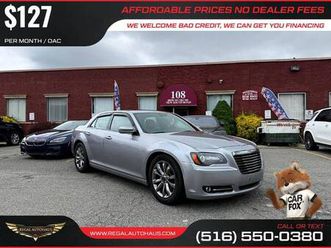 $127/mo - 2014 chrysler 300 sdn 300s rwd