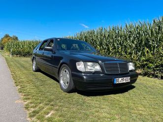 mercedes benz sel w140 s600 amg 6.0 1994 echte rarität btc