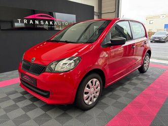 skoda citigo 1.0 12v mpi 60 ch active ( climatisation, bluetooth, gps )