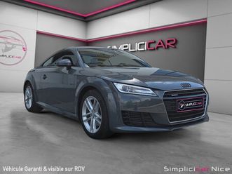 audi tt coupe 2.0 tfsi 230 quattro s tronic/radars/carplay/sieges cuir-alcantara/garantie 12 mois