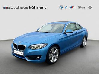 bmw 220i coupe advantage sd spurass navi parkass adf