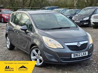2012 vauxhall meriva 1.4 16v exclusiv euro 5 5dr mpv petrol manual
