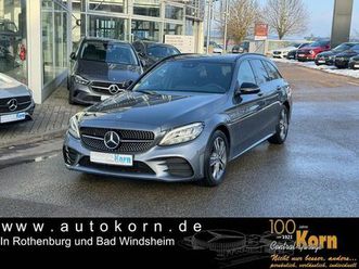 mercedes-benz c 200 t amg 4m ahk nightp panodach pakete sport