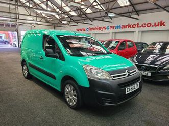 2016 citroen berlingo 1.6 bluehdi diesel 625kg lx 100ps panel van diesel manual