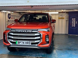maxus t90ev 88.5kwh elite pickup double cab 4dr electric auto rwd (177 ps)+2 keys+climate+park control+leather seats+reverse cam