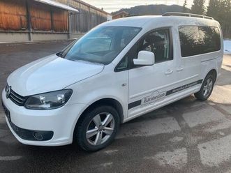 volkswagen caddy 2,0d kombi maxi comfortline 4x4 7-sit. ahk