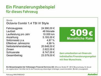 skoda octavia combi 1.4 tsi iv style