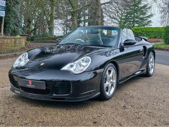 3.6 996 turbo s cabriolet awd 2dr