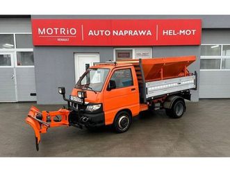 piaggio porter maxxi wywrotka, plug, piaskarka, zarejestrowane w polsce