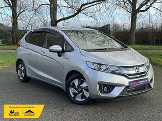 2015 honda fit 1.5 automatic petrol hybrid black 5dr