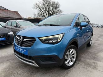 opel crossland x 1.2i 110pk navigatie zwart leder carplay full led