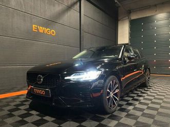 volvo v60 2.0 t6 398ch phev hybrid black edition cam de recul attelage escamotable regulateur adaptatif