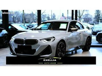 bmw serie 2 m240i coupé 374 ch - sièges m brun, acc, toit ouvrant - tva récupérable loa possible