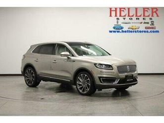 used 2019 lincoln nautilus reserve
