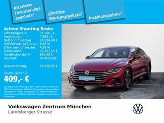 volkswagen arteon shooting brake 2.0 tsi r-line navipro led