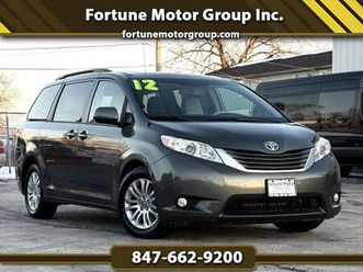 used 2012 toyota sienna xle