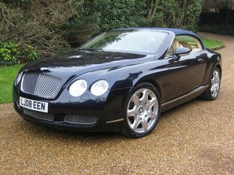 bentley continental gtc just serviced with new tyres 2008