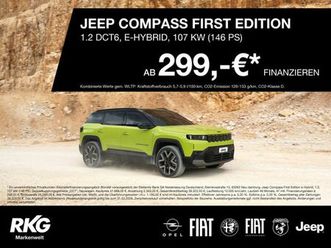 jeep compass e-hybrid first edition, matrix-led, navi