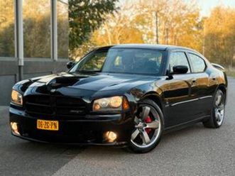 black dodge charger 6.1 srt8 v8 450pk+ 20” spoiler camera nl — dodge — marktplaats