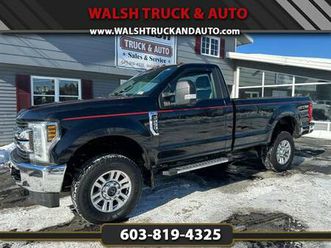 2019 ford f250 super duty regular cab 8 foot bed 1 owner clean 4x4