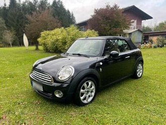 mini mini cooper cabrio, r57 facelift,schwarz, ...