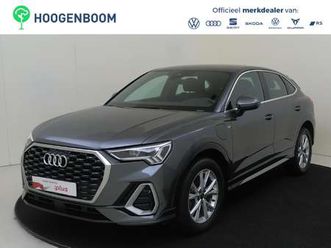 audi q3 sportback 45 tfsi e s edition | dodehoek detectie | adaptieve cruise control | stoelverwarming | carplay | elektrische achterklep | parkeersensoren | s-