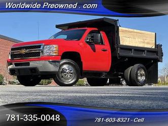 2013 chevrolet silverado 3500hd 4x4 dump truck 9’ body 6.0l v8 #1468