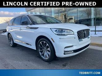 certified 2023 lincoln aviator grand touring