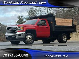 2017 gmc sierra 3500hd 4x4 4wd dump truck 9’ body 60k miles #14834