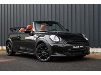 ② mini cooper cabrio 1.5i automaat, acc, cam, led, leder, carp — mini — 2ememain