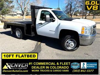 2011 chevrolet silverado 3500hd / 10ft flatbed / 12k miles!
