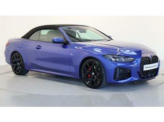 bmw 4 series 420i m sport convertible 2.0 2dr