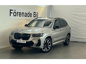 bmw ix3 charged m sport drag park assist rattvärme tonade rutor