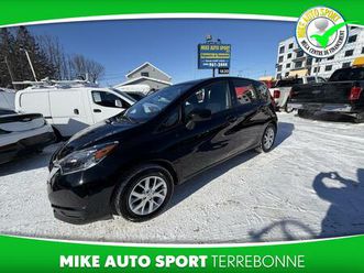 nissan versa note 2018 s cvt, bas kilo! excellente condition!