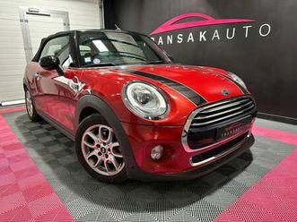mini cabriolet cooper 1.5 i 12v business * sièges chauffants / feux arrières union jack