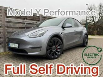 ② model y performance * conduite autonome * tva — tesla — 2ememain