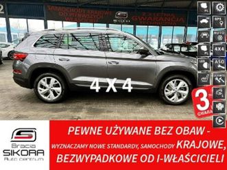 skoda kodiaq 4x4 2,0 tsi skóra+led matrix+acc gwarancja 1wl krajowy bezwypadk fv2