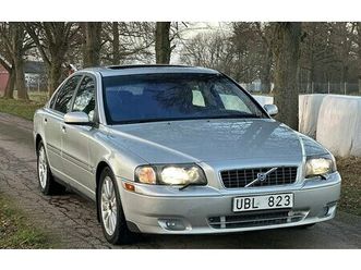 volvo s80 t6 business, svensksåld, sollucka, skinn, rostfri
