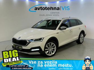 škoda octavia scout 2.0tdi aut. 147 kw 4x4 acc|lane|navi|kljuka, 2022 god.