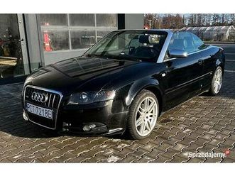 audi a4 b7 2.0 (140km) tdi cabrio s-line czarnków - sprzedajemy.pl