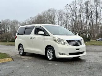 2009 toyota alphard 6 passenger rhd japanese import wheelchair a
