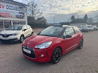 citroën ds3 1.6thp 16v 150cv sport chic faibles kms