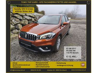 suzuki sx4 s-cross allgrip shine 4x4 allrad, anhängevorr.