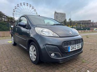 2012 peugeot 107 1.0 active 3dr hatchback petrol manual