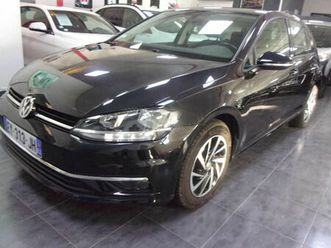 vw golf 7 1.0 tsi 110 connect 6/18 63mkm 5p 2°m france carplay/gps/tel/ja16/camera+radars/regul adapt/factures entretien