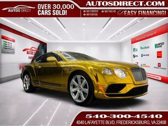 used 2016 bentley continental gt fredericksburg va 22408