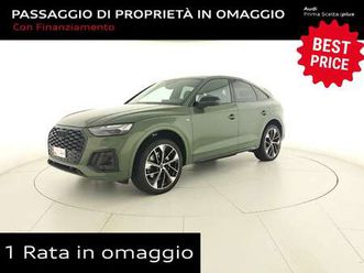 sportback 50 2.0 tfsi e identity black quattro s-t